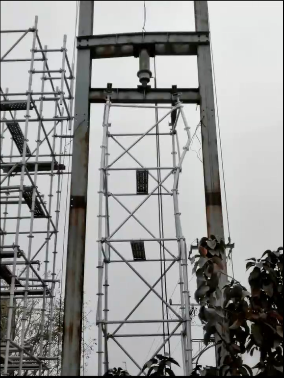 60系列盤(pán)扣腳手架垂直試壓試驗機