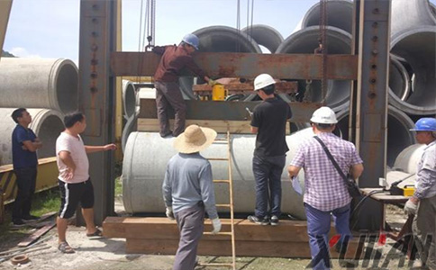 大型現場(chǎng)混凝土排水管外壓載荷試驗機